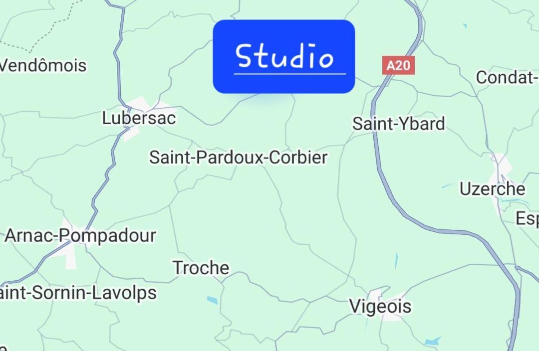Studio L'Audrerie. Saint-Pardoux-Corbier Eksteriør billede